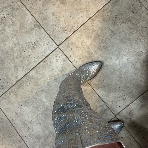 Forever thigh high glitter cowboy boots - Picture 11 of 13